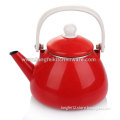 1.5L Red Color Enamel Kettle With Bakelite Handle